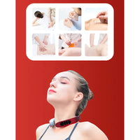 Portable Foldable Neck Massager with Heat Therapy